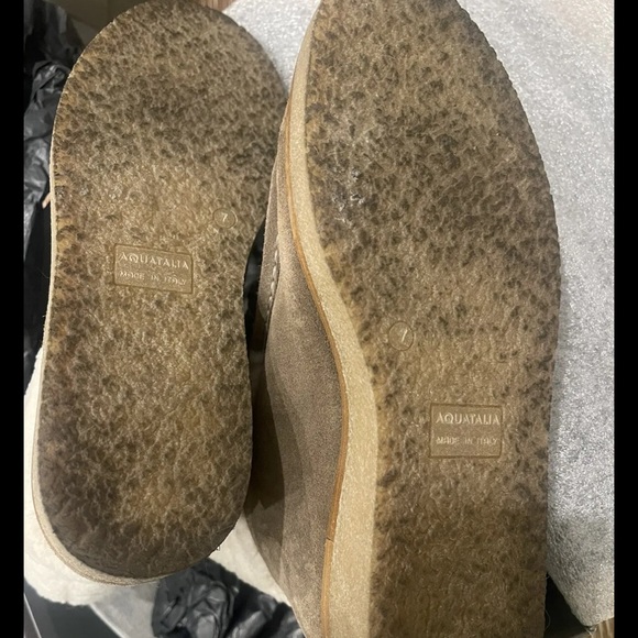 Aquatalia Wynter Suede Water Resistant Shearling Snow Boots EUC size 7. Snow Ski - Picture 5 of 6